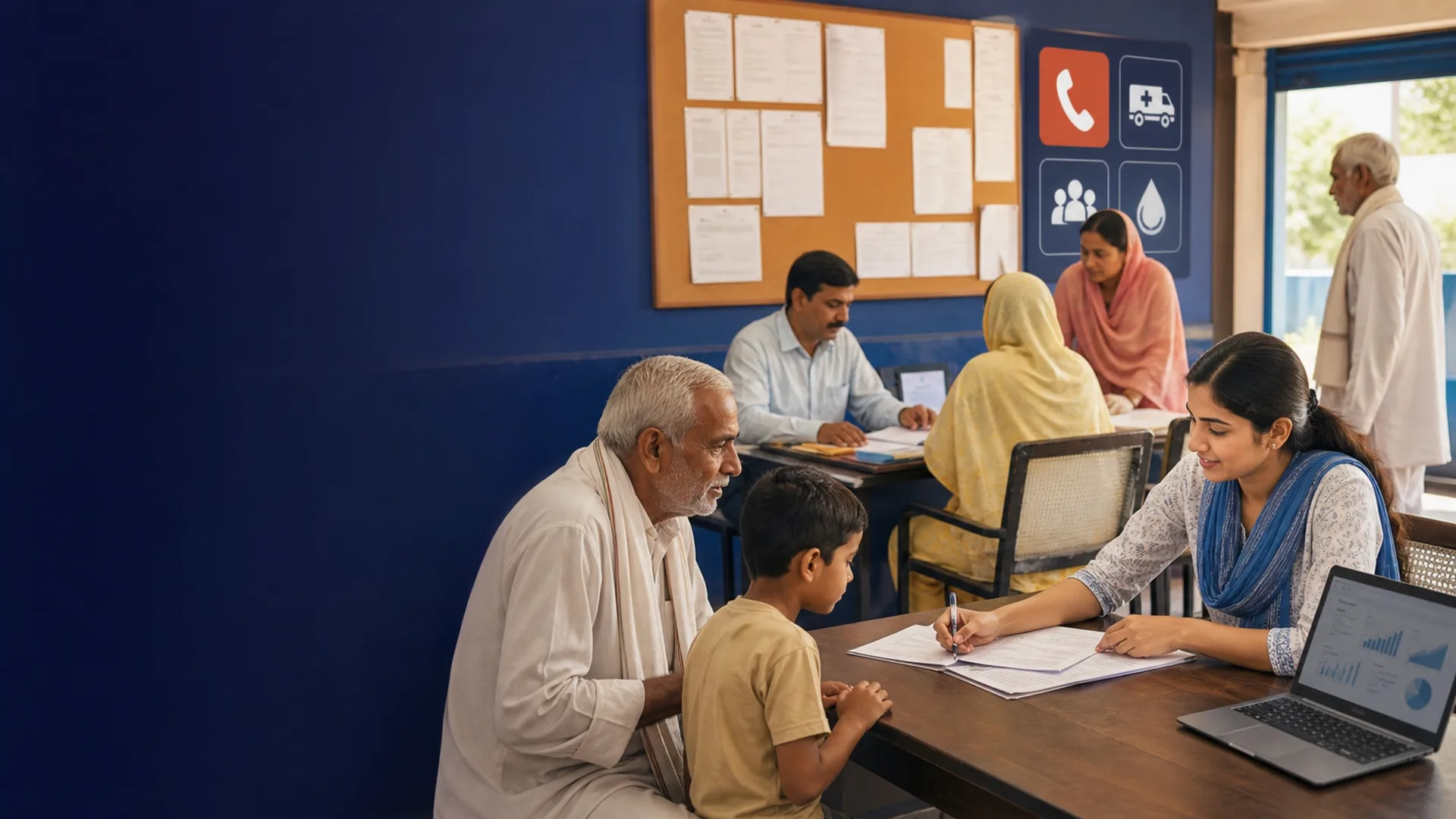 Village support desk